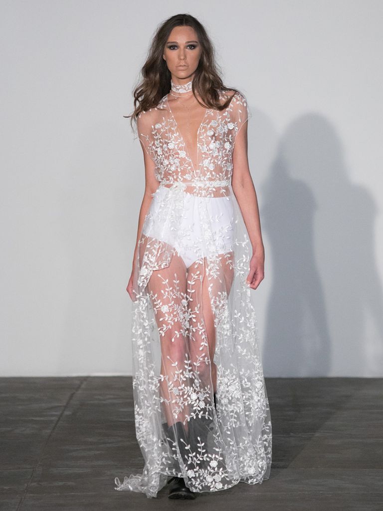 sexy wedding dresses sheer lace wedding dress gotblyh