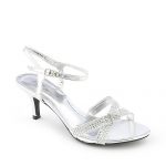 silver dress shoes sweet seventeen janne-05 silver low heel evening dress shoe criwtap