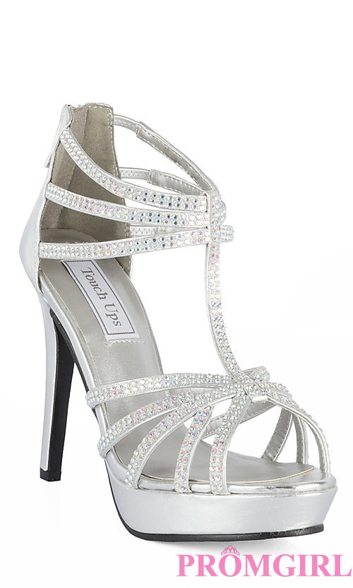 silver prom shoes style: tu-546m-toni front image slxhadj
