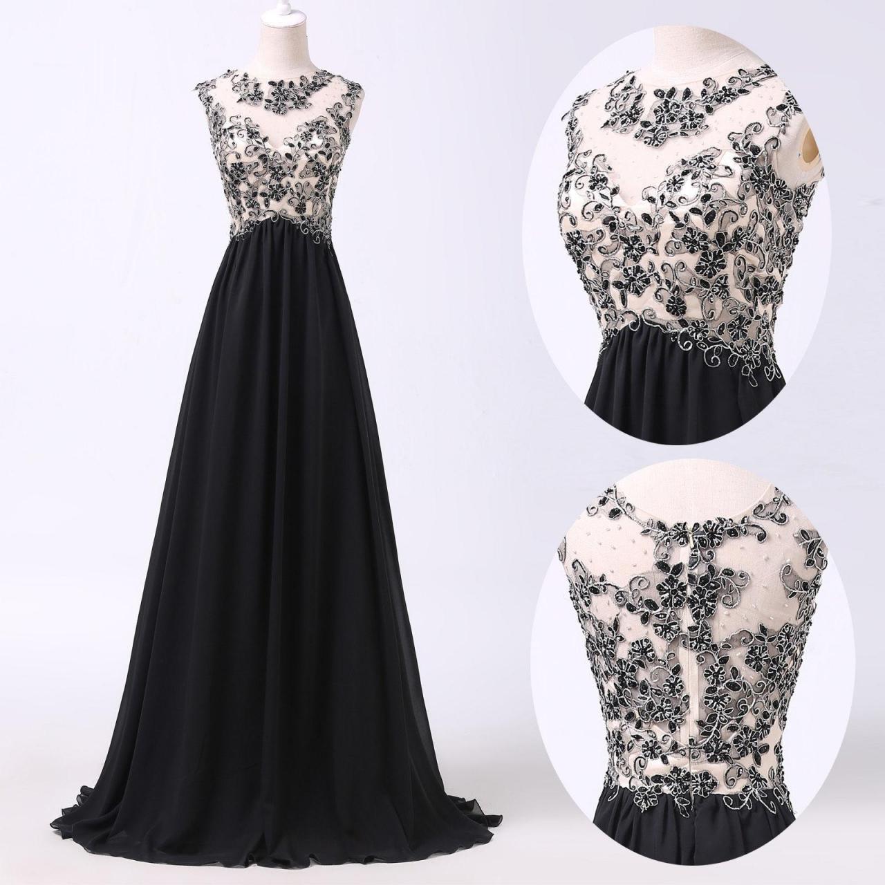 simple dresses a line prom dresses,black lace prom dress,simple prom dress,modest evening  gowns,cheap party hpivmye