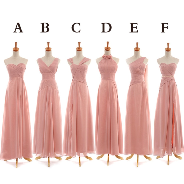 simple dresses pink bridesmaid dresses, floor length bridesmaid dress, mismatched  bridesmaid dress,simple design party jzjasqw