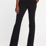slacks for women mid-rise slim flare harper trousers for women tefewun