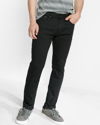 slim fit jeans slim black stretch jeans | express fqftriz