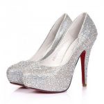 sparkly heels silver celebrities love super high heels sparkle prom shoes special  sparkle: ankle zkftoxd