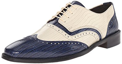 stacy adams shoes stacy adams menu0027s granado oxford,dark blue/ivory,7.5 ... qchvmxo