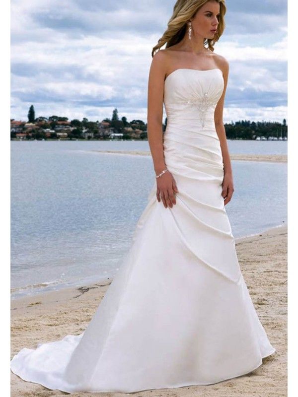 Some obvious points for strapless
wedding  dresses