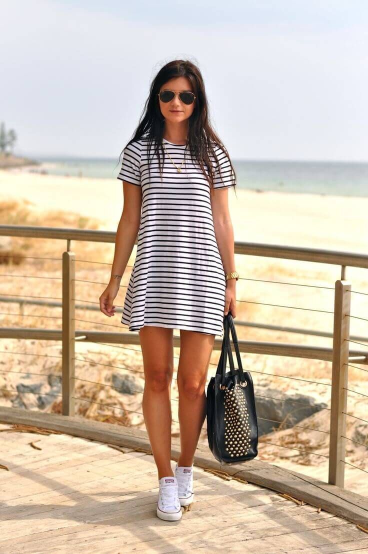 summer outfits how to wear sneakers with a dress uqtkbek