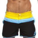 swim shorts supawear - just supa swimshorts - black/yellow by supawear cnjiabb