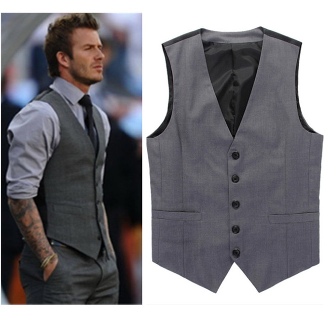 vest for men grey slim fit dress vests for men david beckham formal mens suit vests uhhbysl