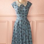 vintage style dresses are from a particular period of fashion of a bygone anblyjp