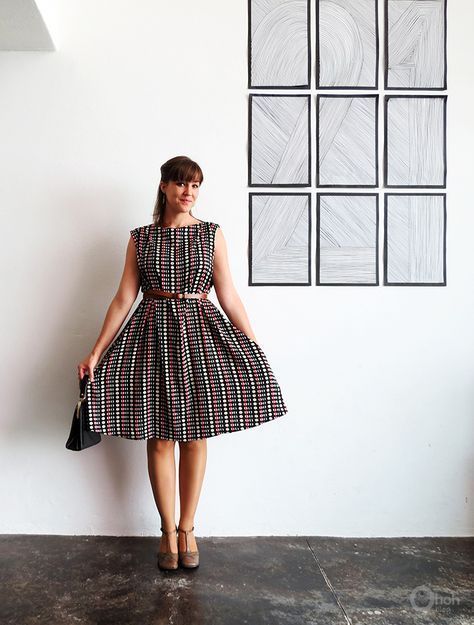 vintage style dresses diy easy 1950s vintage style dress - free sewing pattern / tutorial caivavb