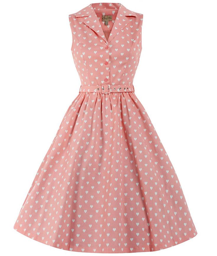 vintage style dresses lindy bop 50u0027s matilda heart hemd kleid pink. vintage dresses ... lwsmmkb