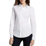 white blouse best white button down shirts - burberry brit basic button down blouse xizpski