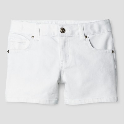 white shorts girlsu0027 denim shorts - cat u0026 jack™ white ukisfdo