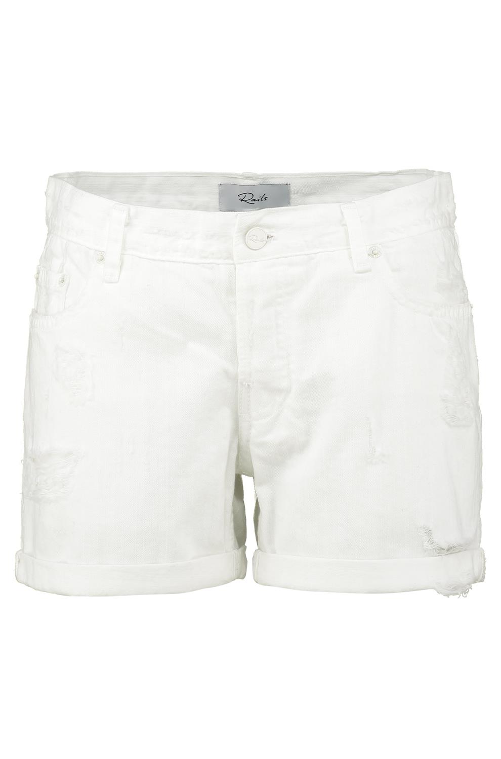 white shorts logan denim shorts in white image ... sbwzylp
