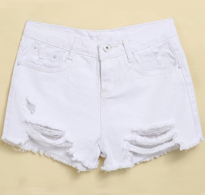 white shorts white ripped fringe denim shorts txnsacw