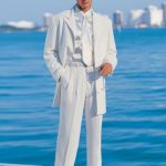 white suits for men sku#vt05 menu0027s white jacket + pants ) in 4/5/7 buttons style wugyyzr