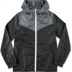 windbreaker jackets zine boys sprint black u0026 charcoal windbreaker jacket ... pxhbpsk