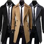 winter coats for men new trench coat men 2017 jacket mens overcoat casual slim fit windbreak rgbmjio