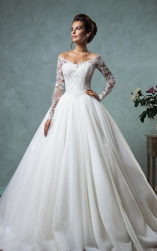 winter wedding dresses a-line ball gown empire mini jewel v-neck long sleeve bell empire dropped rqltubw