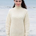 womenu0027s oversized merino turtleneck sweater - natural white isidatr
