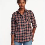 womens flannel shirt classic flannel shirt for women ihifldn
