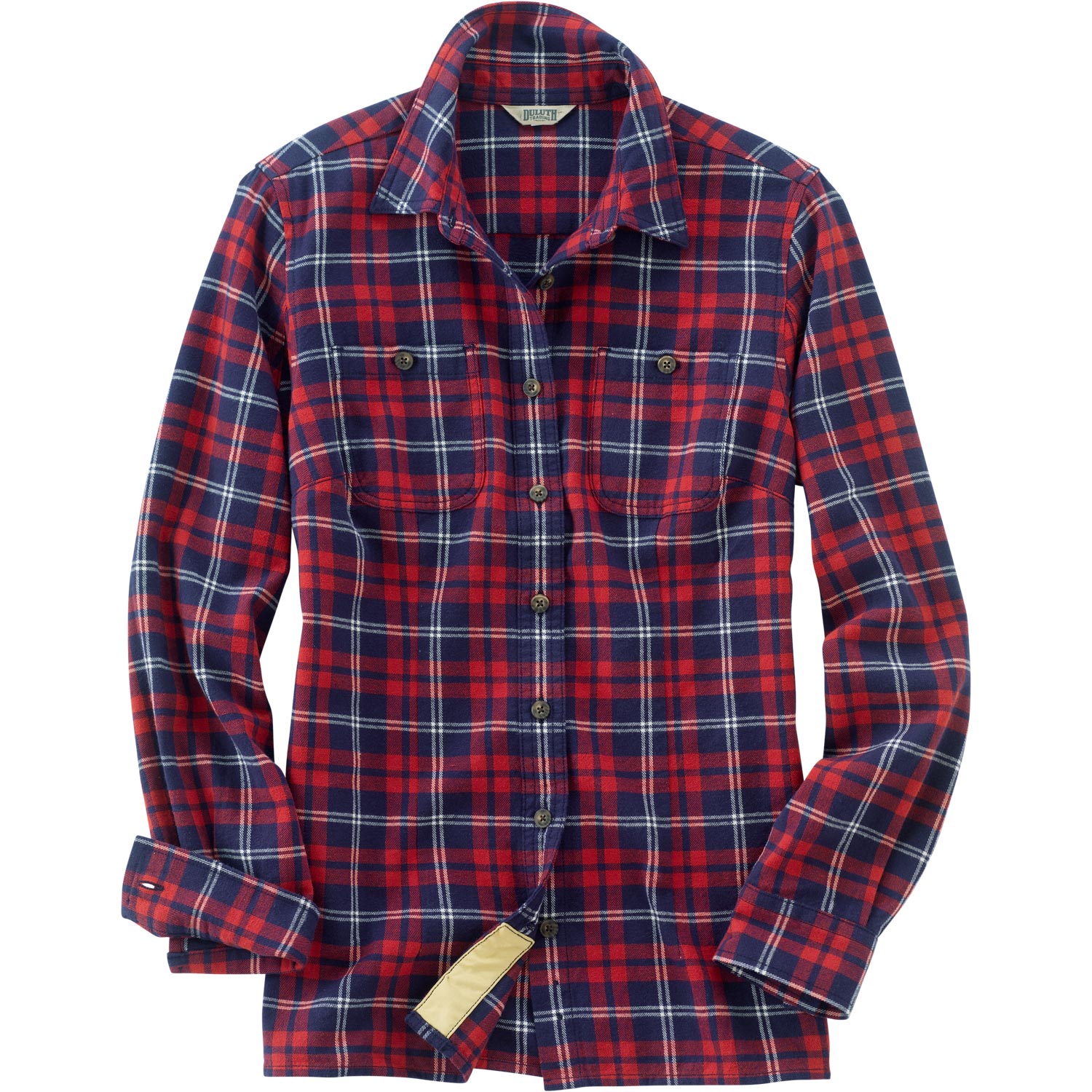 womens flannel shirt womenu0027s free swinginu0027 flannel shirt. molten red/storm blue plaid atiovxo