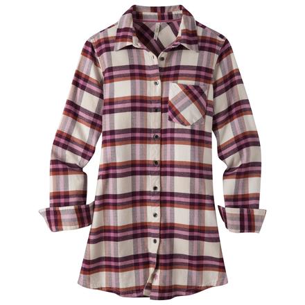 womens flannel shirts womenu0027s penny flannel tunic qcoaxbj