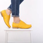 yellow shoes , womenu0027s oxfords shoes wide leather shoes , handmade leather eiojymv