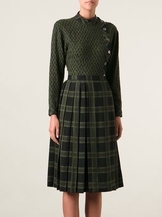 ... céline vintage knitted skirt suit hdjdewb