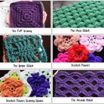 ... different crochet stitches ... gkeaafs
