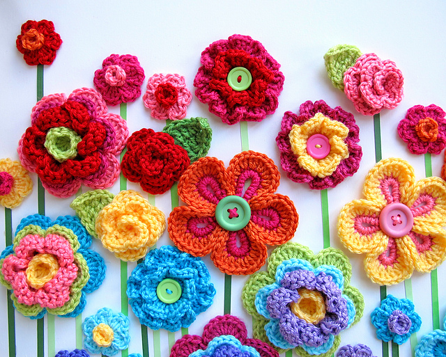 10 beautiful crochet flowers to make | skip to my lou mgagpbb