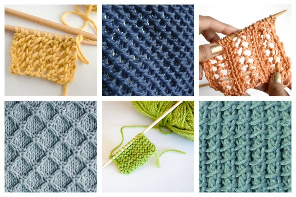 18 easy knitting stitches you can use for any project jieqbzj