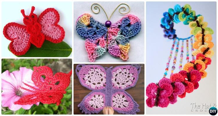 20 crochet butterfly free patterns rpzhmrb