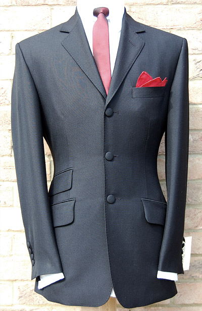 3 button mohair suit - black 3-ply kid mohair - wool blend yzkfdtt