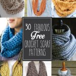 30+ free crochet scarf patterns - these are so great! mckpdbe