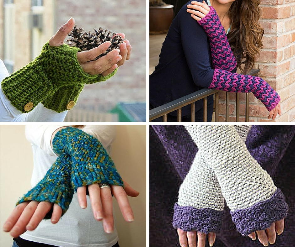 47 incredible crochet fingerless gloves | allfreecrochet.com vxseujd