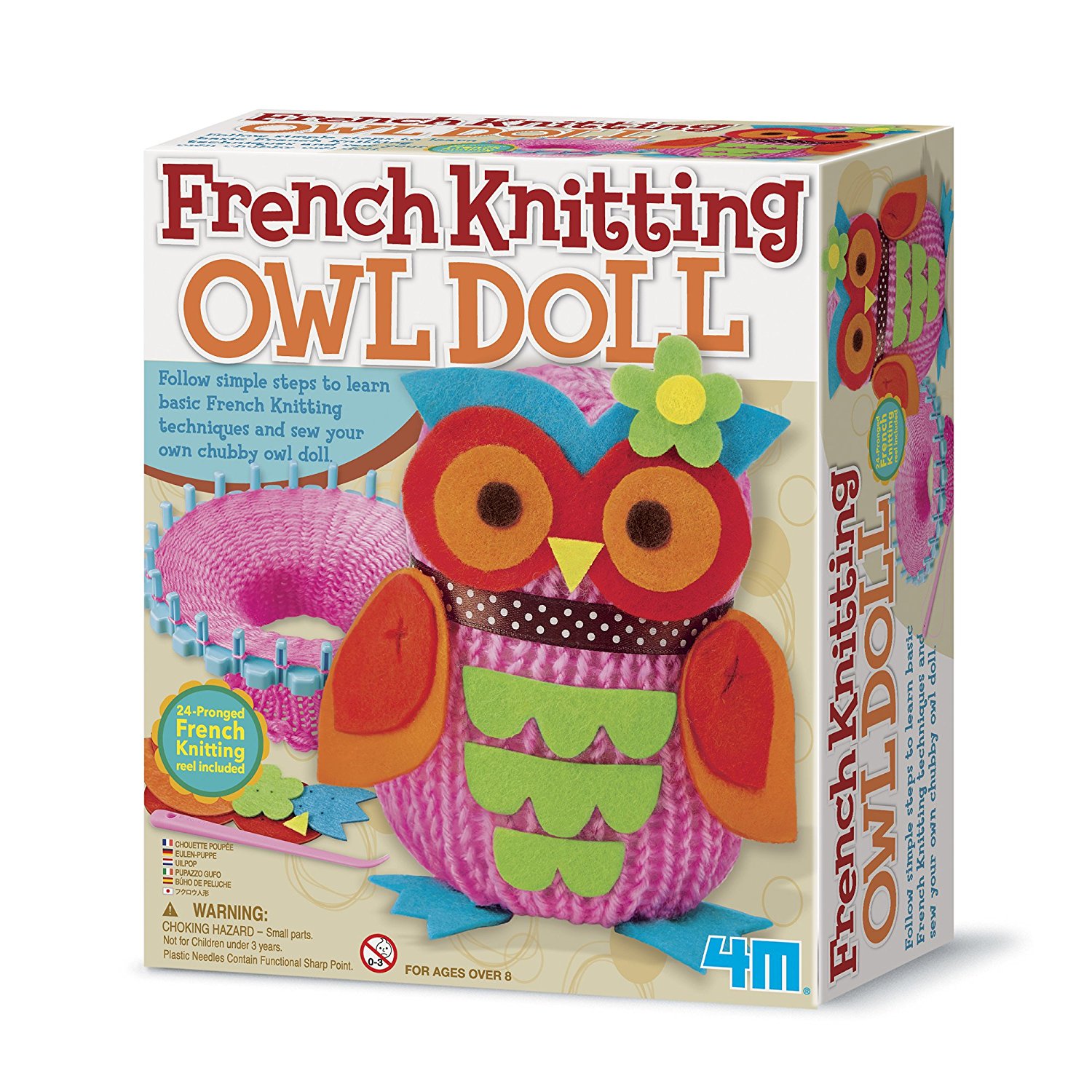 amazon.com: 4m french knitting owl doll kit doll: toys u0026 games zdtcltw