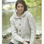 aran knitting patterns james c brett ladies hooded jacket in aran with wool knitting pattern exydxwg