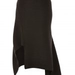 asymmetric hem knitted skirt - topshop uztnlhk