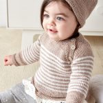baby knitting patterns free knitting pattern for easy wee stripes baby sweater and hat bsafrfn