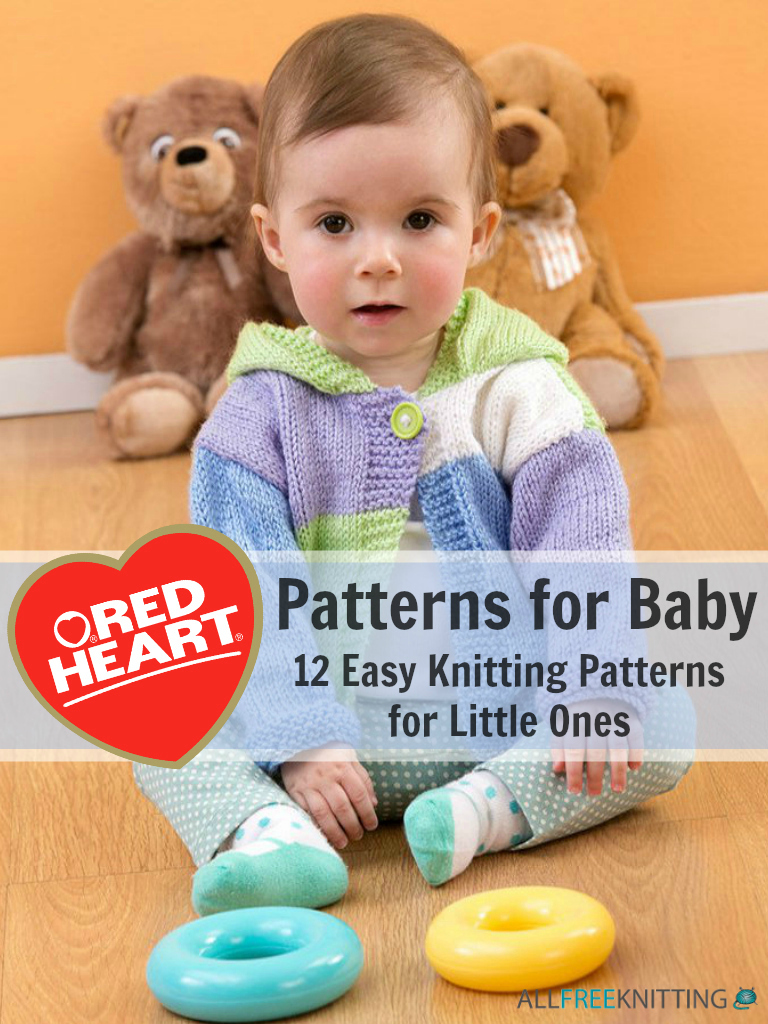 baby knitting patterns red heart patterns for baby: 12 easy knitting patterns for little ones jokbgwu