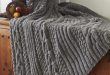 bernat patterns chic cable knit throw pattern bernat® harvest home horseshoe cable blanket  #harvesthome dzwngwu