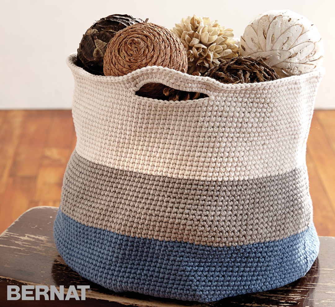 bernat patterns handy basket xuralmc