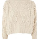 cable knit jumper cropped cable knit sweater - topshop usa ddaprzh