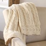 cable knit throw | pottery barn dbizzml