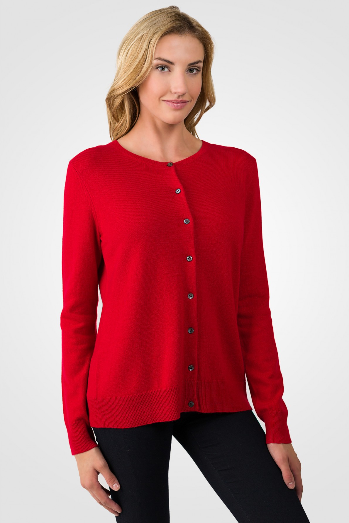 cashmere cardigan red cashmere button front cardigan sweater right side view pbfqlgb