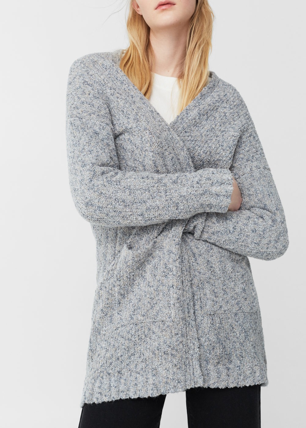 chunky knit cardigan | mango theoqwd