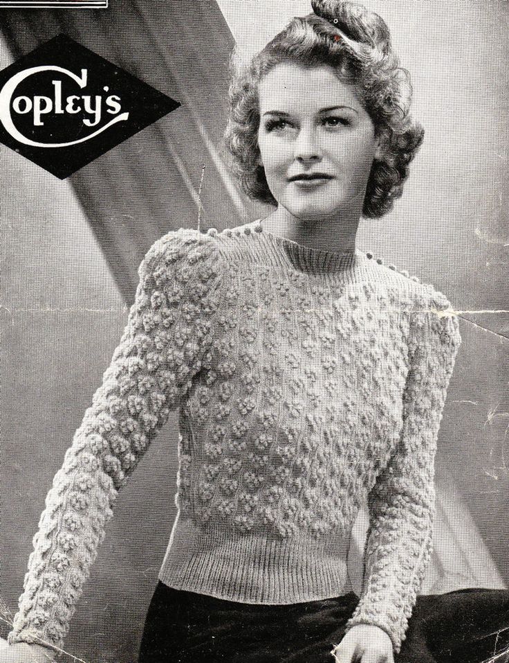 cool free vintage knitting patterns 1940s vintage 1940s knitting pattern-ladies  bunch of axtfdlw