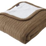 cozy cable knit throw blanket irtqles